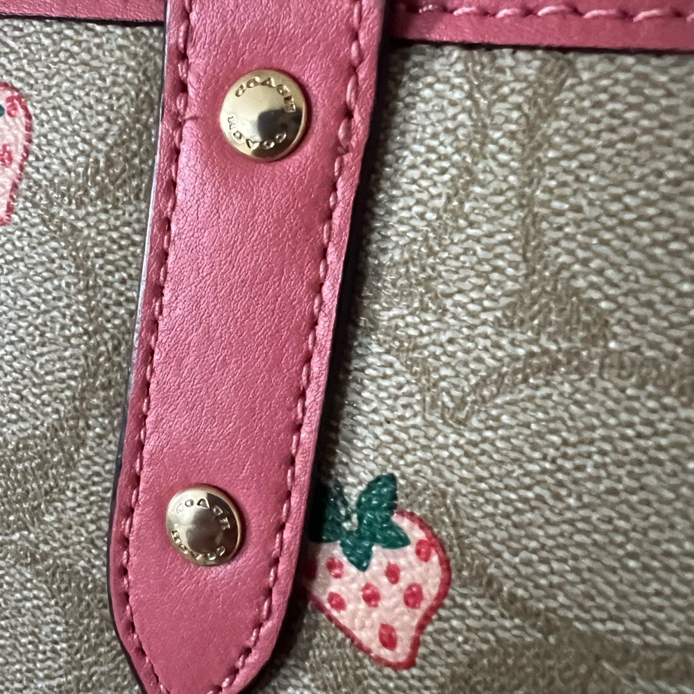 Coach Strawberry Fields Large Reversible City Tot… - image 5